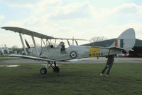 G-ANJA @ EGKH - Turning nose into wind.