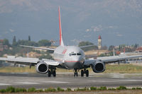 OE-LNK @ LGKR - Lauda Air 737-800