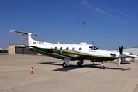N777CQ @ CID - Parked at Landmark