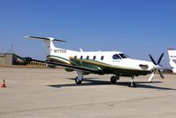 N777CQ @ CID - Parked at Landmark