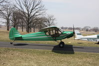 N3208Z @ 44C - Taxi at Beloit - by Trace Lewis