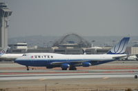 N196UA @ KLAX - Boeing 747-400 - by Mark Pasqualino