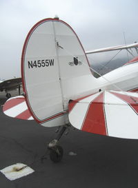 N4555W @ SZP - 1976 Great Lakes 2T-1A-2, Lycoming AEIO-360 180 Hp, CS prop, fully inverted fuel & oil systems, 4 ailerons, aerobatic category, steerable tail wheel - by Doug Robertson