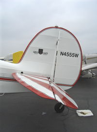 N4555W @ SZP - 1976 Great Lakes 2T-1A-2, Lycoming AEIO-360 180 Hp, CS prop, fully inverted fuel & oil systems, 4 ailerons, acrobatic category, double-braced tail - by Doug Robertson