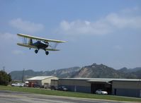 N110AS @ SZP - 2005 Waco Classic YMF-F5C, Jacobs R755B 275 Hp, on final for Rwy 22 - by Doug Robertson