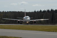 HB-JZG @ EGHH - TAXIING ONTO RUNWAY 26