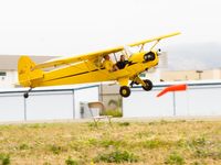 N88657 @ KLPC - Piper Cub and the folding chair - by Mike Madrid