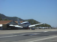 N7554W @ SZP - 1963 Piper PA-28-180 CHEROKEE, Lycoming O&VO-360 180 Hp, flaps landing Rwy 22 - by Doug Robertson