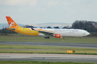 A7-AEF @ EGCC - Qatar Airways - Taking Off - by David Burrell
