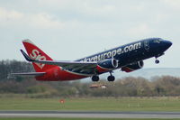 OM-NGB @ EGCC - SkyEurope - Taking Off - by David Burrell