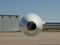 N251AL @ APA - Close-up of the fuel tank of the older learjet - by Victor Agababov