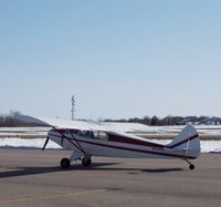 N3079A @ KAXN - Taxiing to its hangar