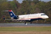 N409AW @ ORF - US Airways Express (operated by Air Wisconsin) N409AW from Charlotte/Douglas Int'l (KCLT) landing on RWY 23. - by Dean Heald