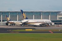 9V-SKA @ WSSS - A380 at Singapore (flew back in it to the UK) - by Carl Pereira