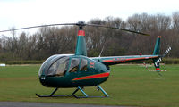 G-DIGG @ EGCB - One of 8 Helicopter vistors to Barton Airfield for the Manchester United v Arsenal Soccer match - by Terry Fletcher