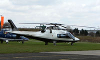 G-IMAR @ EGCB - One of 8 Helicopter vistors to Barton Airfield for the Manchester United v Arsenal Soccer match - by Terry Fletcher