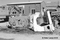 ZK-CLP @ NZGS - Fieldair Ltd., Gisborne - after crash 4Jan69 - by Peter Lewis