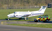 N64GG @ EGHI - Beech 200 taxies in at Southampton - by Terry Fletcher