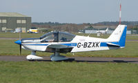 G-BZXK @ EGHH - Robin 200 taxying out at Bournemouth - by Terry Fletcher