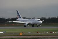 F-GUGG @ EGCC - Taken at Manchester Airport on a typical showery April day - by Steve Staunton