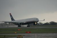 N278AY @ EGCC - Taken at Manchester Airport on a typical showery April day - by Steve Staunton