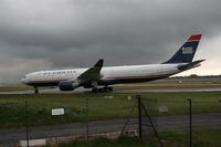 N278AY @ EGCC - Taken at Manchester Airport on a typical showery April day - by Steve Staunton