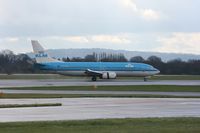 PH-BPB @ EGCC - Taken at Manchester Airport on a typical showery April day - by Steve Staunton