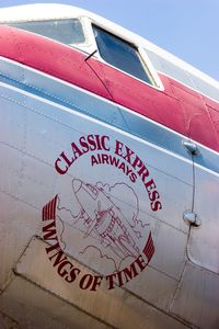 N103NA @ RIR - Classic Express Airways Logo
