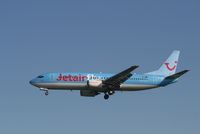 OO-JAM @ EBBR - flight JAF3833 is descending to rwy 25L