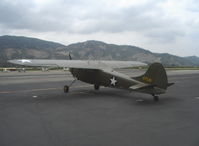 N9848A @ SZP - 1950 Cessna 190 as US Army LC-126, Jacobs R755-A2 300 Hp radial upgrade - by Doug Robertson