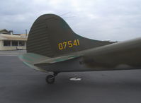 N9848A @ SZP - 1950 Cessna 190 as US Army LC-126, Jacobs R755-A2 300 Hp radial upgrade, tail data - by Doug Robertson