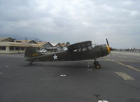 N9848A @ SZP - 1950 Cessna 190 as US Army LC-126, Jacobs R755-A2 300 Hp radial upgrade - by Doug Robertson