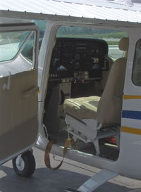 N55PF @ SZP - 1966 Cessna 182K SKYLANE, Continental O-470-S 230 Hp, panel - by Doug Robertson