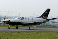 LX-JFL @ EGGW - Luxembourg registered TBM850 at Luton - by Terry Fletcher