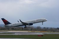 N713TW @ EGCC - Taken at Manchester Airport on a typical showery April day - by Steve Staunton