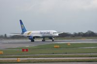 G-FCLA @ EGCC - Taken at Manchester Airport on a typical showery April day - by Steve Staunton