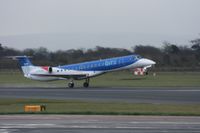 G-RJXD @ EGCC - Taken at Manchester Airport on a typical showery April day - by Steve Staunton