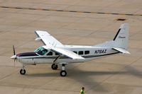 N76AZ @ CID - Taxiing from the Landmark ramp to Runway 13
