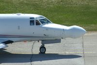 N50CR @ CID - Close-up of the nose radar installation - by Glenn E. Chatfield