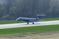N832HK @ CID - LOF8028 rotating on runway 9 heading for ORD - by Glenn E. Chatfield
