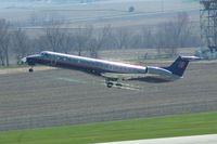N832HK @ CID - LOF8028 departing runway 9 heading for ORD