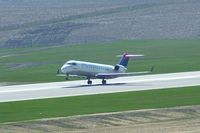 N779CA @ CID - Departing Runway 9 For CVG