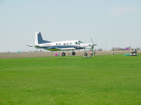 N750DV @ 0C2 - landing after a drop run - by Trace Lewis