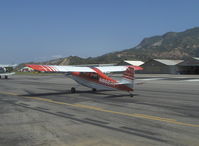N8662V @ SZP - 1975 Bellanca 7ECA, Lycoming O-235 115 Hp, taxi to Rwy 22 - by Doug Robertson