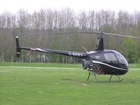 G-BRRY - R22 Beta visiting a hotel near Northampton
