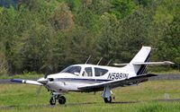 N5881N @ 5W8 - Arriving runway 22 - by John W. Thomas