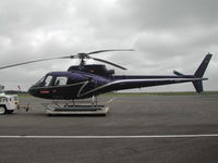 F-GIJQ @ LFRV - Helicopter on platform before entering the hangar - by Thierry Leygnac
