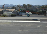 N556TR @ SZP - 1968 Nanchang China CJ-6A, Vedeneev  (Ivchenko) MP-14 9 cylinder 360 Hp radial upgrade conversion, takeoff climb Rwy 22 - by Doug Robertson