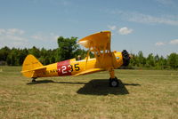 N75NM @ MD18 - Taxiing in at Horn Pt. Fly In - by J.G. Handelman
