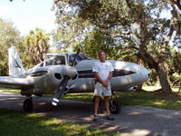 N5081Y @ 22FA - Hidden River Airpark twin engine spot landing winner - by Joy Doumis